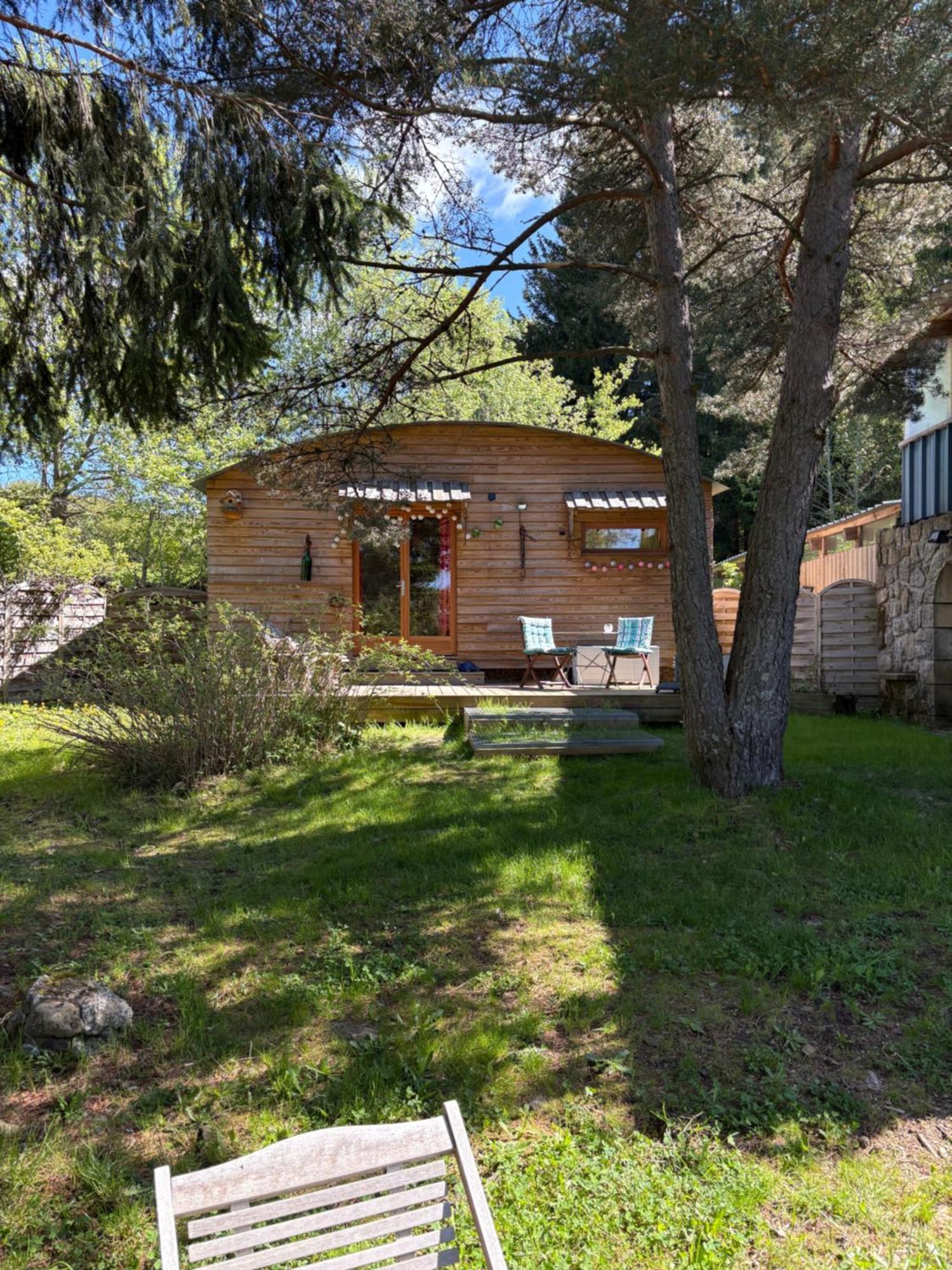 Chalet Grenouille Domaine De La Mamounette Champclause ภายนอก รูปภาพ
